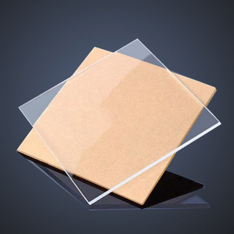 Acrylic Sheet Cut to Size Standard Sizes Polished Edges 3mm Cast