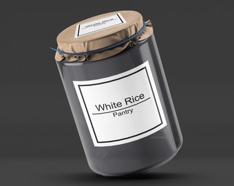 Labels for Jars Pantry Kitchen Jar Labels for Organisation storage Jar vinyl stickers Vinyl Stickers Set of 50