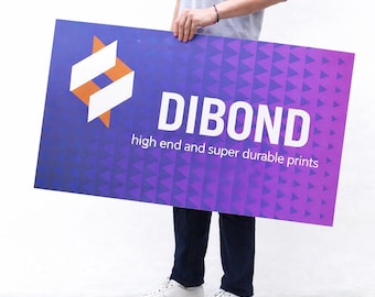 Custom Aluminium Dibond Sign | Personalised Outdoor Business Sign | Weatherproof ACM Panel