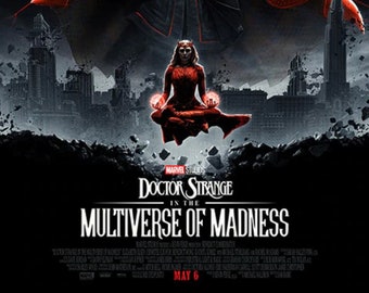 Doctor Strange in the Multiverse of Madness exclusive theater promotional poster