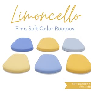 Limoncello, Fimo Soft, Recetas De Colores De Arcilla Polimérica, Paleta Primavera Verano, Tonos Pastel Brillantes, Tutorial De Mezcla De Arcilla