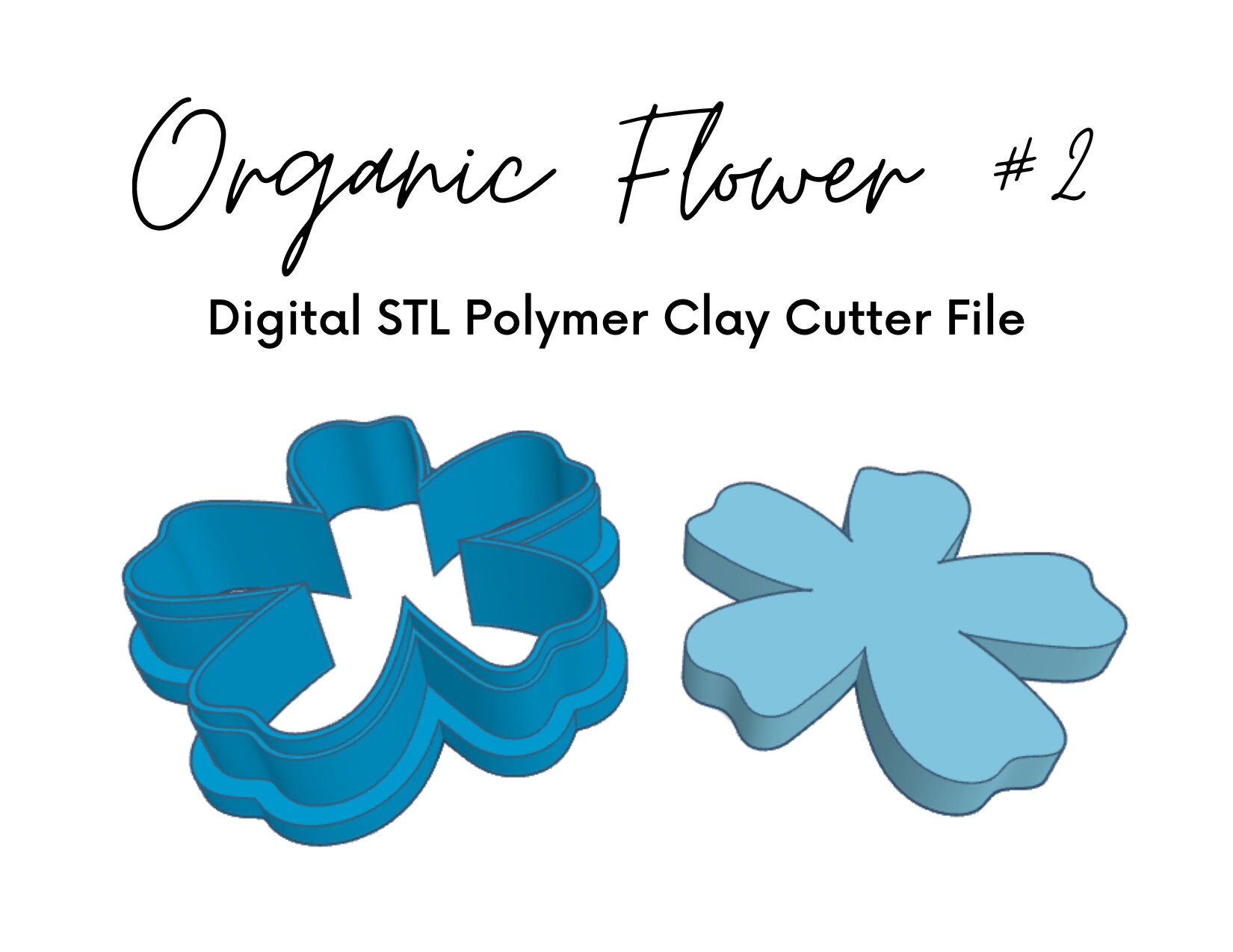  Puocaon Petal Polymer Clay Cutters - 8 Pcs Mini Clay Cutters  for Polymer Clay Earrings Jewelry, Floral Mini Petal Clay Cutters, 3D Print  Clay Earring Cutters for Rose Flower Polymer Clay