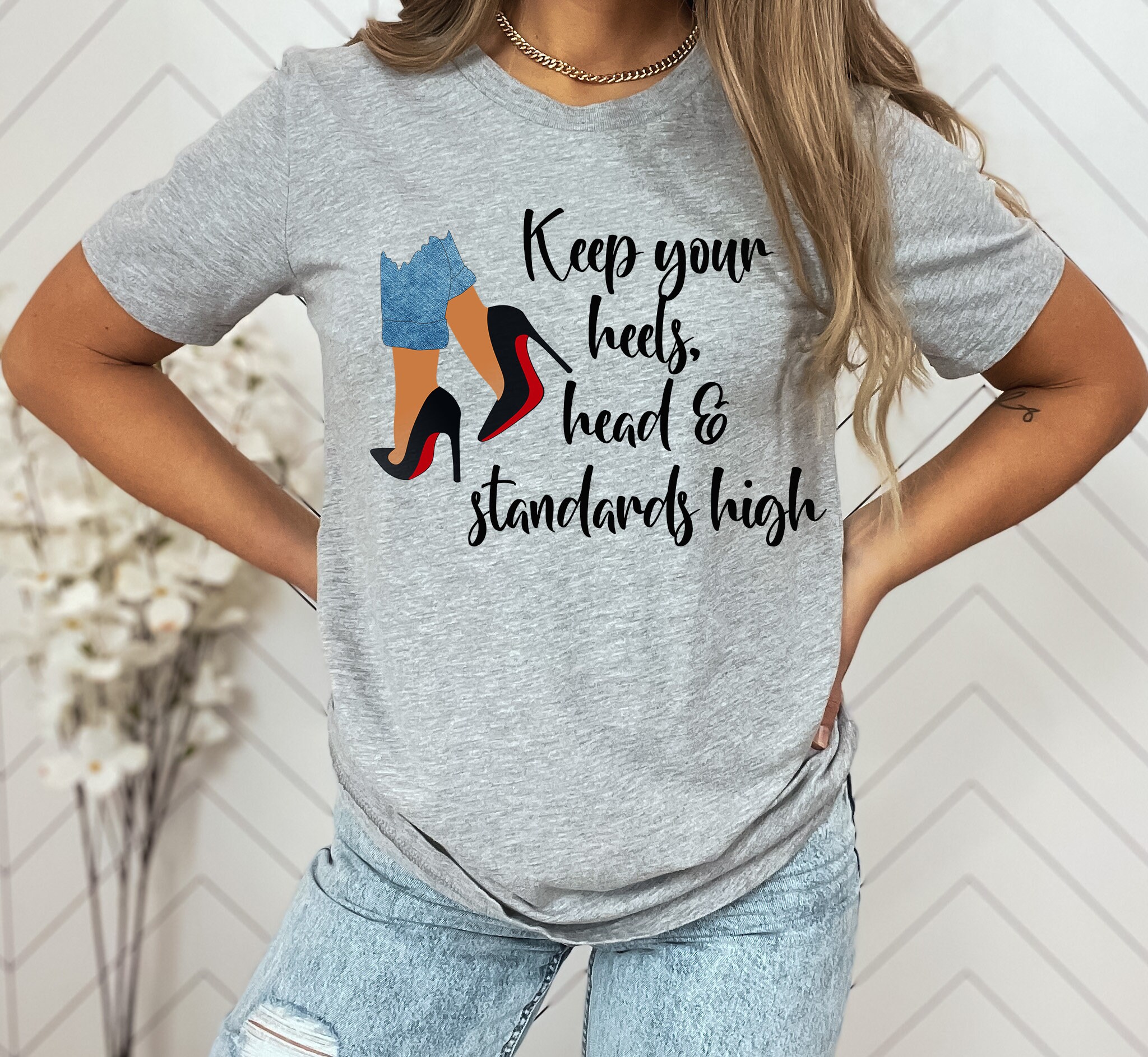 High Heel Tee Etsy Canada