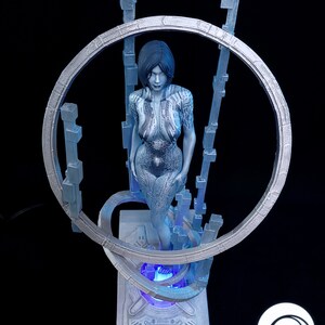 Halo Cortana Painted Collectible Fan Art Inspired