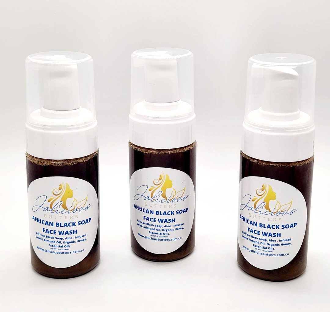 African Black Soap Facial Wash - Etsy