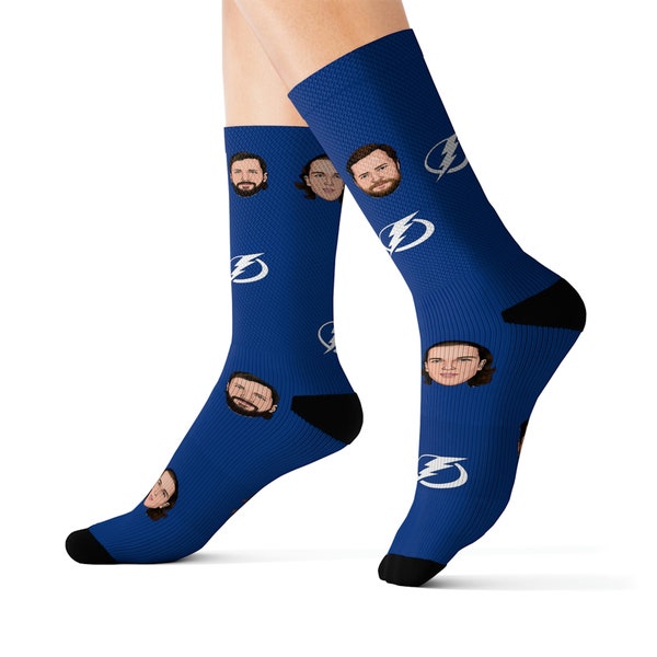 Socks Tampa Bay Lightning | Steven Stamkos socks | Kucherov Socks | Tampa Bay Socks | NHL | Hockey socks |