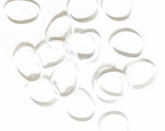 LOVESNAP Rubber Bands white