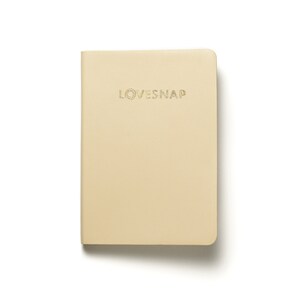 LOVESNAP Journal Vanilla - a great gift, meaningful gift, friendship gift