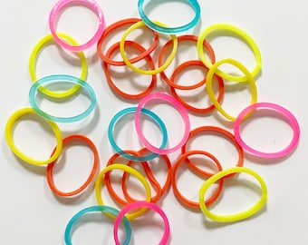 LOVESNAP Rubber Bands Mixed Colors