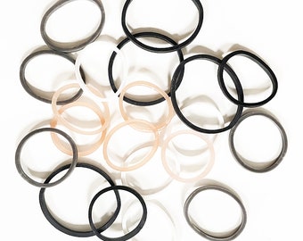 LOVESNAP Rubber Bands Mixed Neutrals