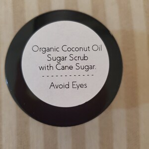 Organic Coconut Oil Sugar scrub
