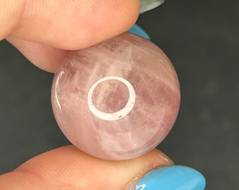 Purple Rose Quartz Sphere | Mini Purple Rose Quartz Crystal Sphere | Lavender Rose Quartz Mini Sphere