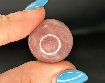 Purple Rose Quartz Sphere | Mini Purple Rose Quartz Crystal Sphere | Lavender Rose Quartz Mini Sphere