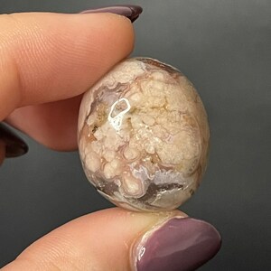 Flower Agate Tumble | Pink Sakura Agate Crystal Tumble | Pink Crystal