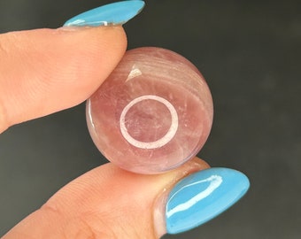 Purple Rose Quartz Sphere | Mini Purple Rose Quartz Crystal Sphere | Lavender Rose Quartz Mini Sphere