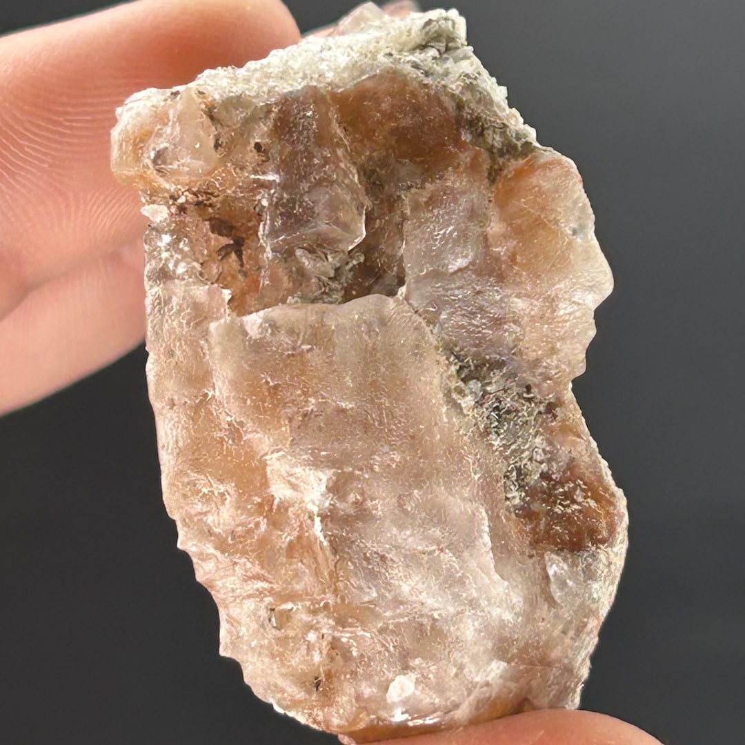 Calcite Specimen | Clear Calcite on Matrix | Glassy Colorless Calcite ...