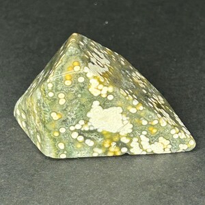 Ocean Jasper Mini Freeform | Druzy Colorful Orbicular Sea Jasper Polished Crystals | Unique Jasper Crystal Free Form