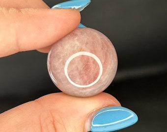 Purple Rose Quartz Sphere | Mini Purple Rose Quartz Crystal Sphere | Lavender Rose Quartz Mini Sphere
