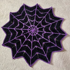 Crochet Spiderweb Blanket Etsy