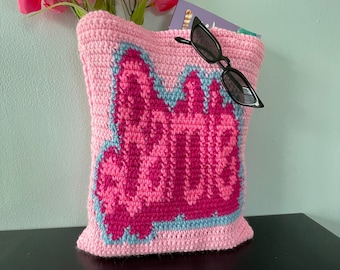 Crochet Doll Tote Bag