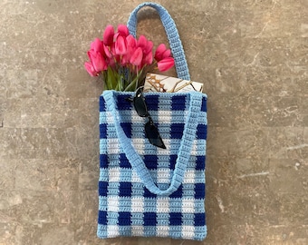 Gingham Tote Bag