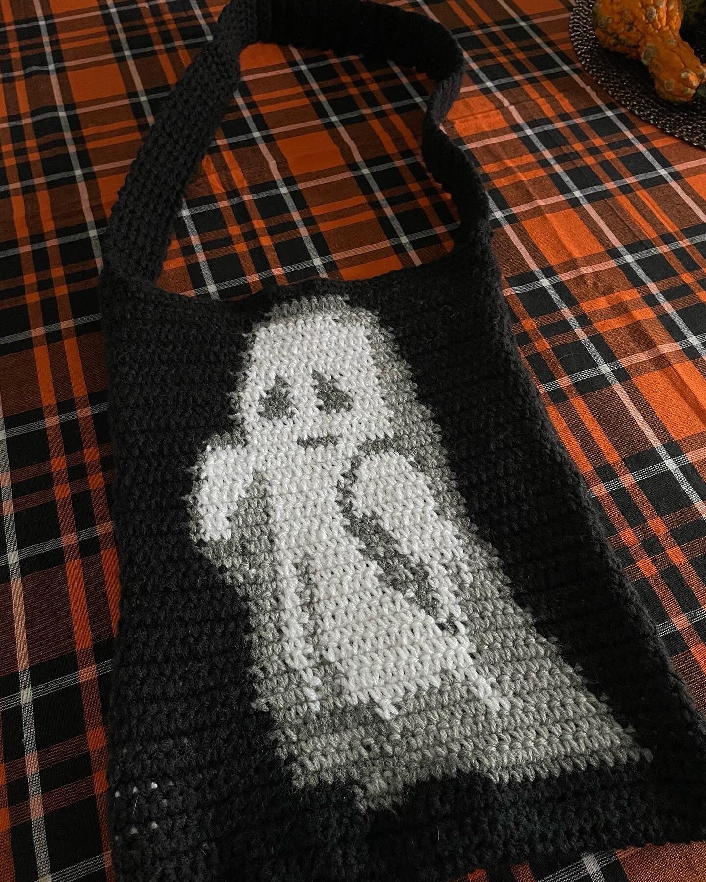 Crochet Ghost Bag Etsy
