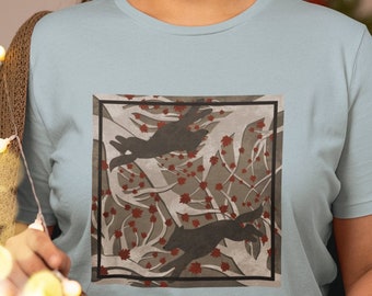 Enchanted Forest Wolf T-Shirt: Fairytale Fantasy Tee