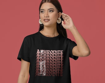 Aphrodite T-Shirt, griechische Göttin Venus Grafik-T-Shirt