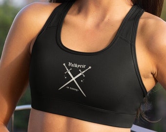 Booktok Valkyrie In Training Sports Bra Book Bookstagram Warrior Fantasy Romance Nesta Gwyn Emerie Cassian Aesthetic