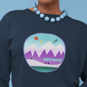Ice Planet Barbarians Not-Hoth Inspired Crewneck, Ice Planet Barbarians, Ruby Dixon, Resonance, Not Hoth, Booktok, Bookstagram