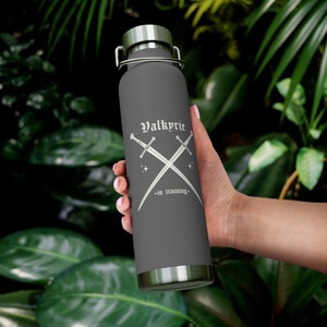 Booktok Valkyrie In Training 22oz Copper Insulated Bottle Book Bookstagram Warrior Fantasy Romance Nesta Gwyn Emerie Cassian Aesthetic