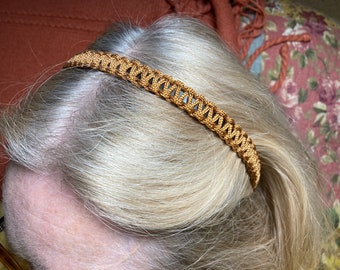 Hairband – Gold color - Headband – Attractive - Handmade with Paracord 95