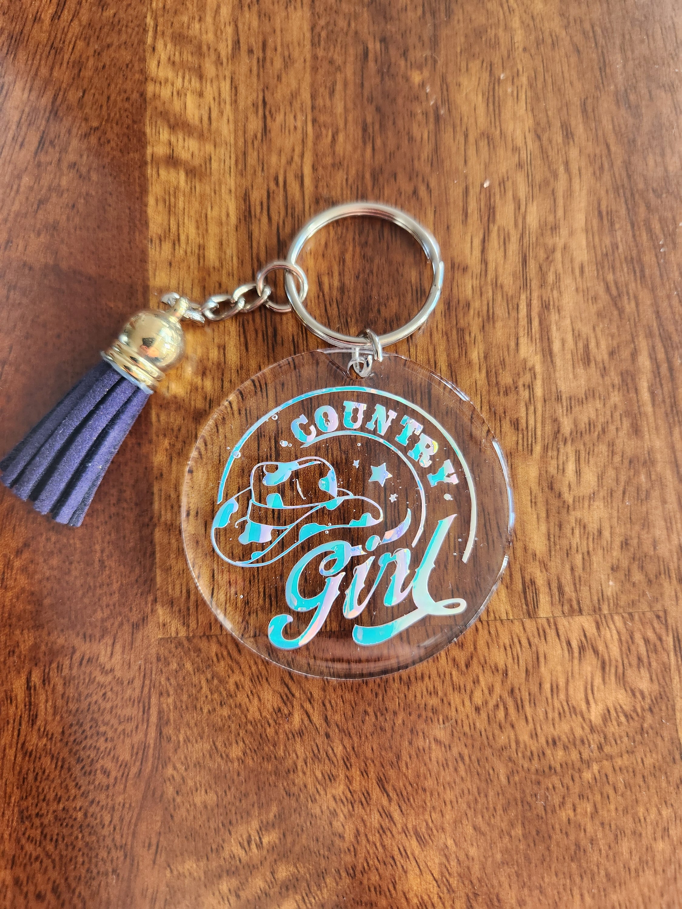 Country Girl Key Ring Etsy