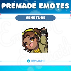 Wave Venture Overwatch Twitch Emote | Venture Overwtach Emotes | Overwatch Emotes | Overwatch Emotes | OW Emotes