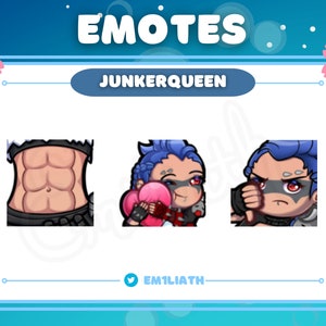 Overwatch Twitch Emotes | Junker Queen Overwatch Twitch Emotes | Overwatch Emotes | OW Emotes