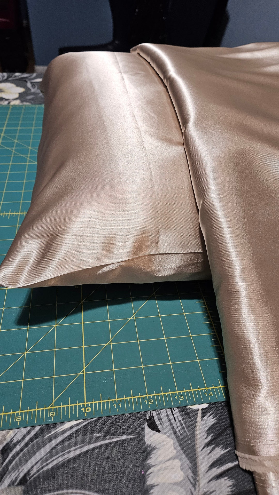 Satin Pillowcase Without Zipper King Satin Case Body Size Etsy