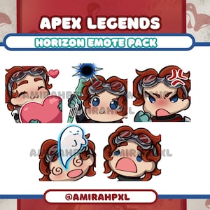 Pacchetto Emote Apex HORIZON/emote Apex Legends/emote Apex Horizon/Emote Streaming carine/Emote Pronte all&#39;uso!/Emote Apex Horizon/Emote Streaming carine