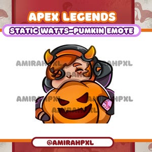 Emotes Apex Wattson / Emotes de Lenda Wattson | Apex Legends | Emotes de Halloween da Twitch | Emotes de Wattson | Emotes Apex Emotes Pré-criados | Transmita Apex