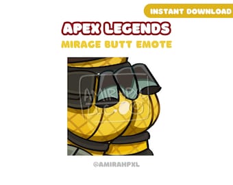 Mirage butt Apex Legends mirage Streaming Emote (digital nedladdning)