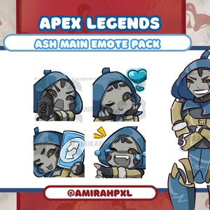 Apex Legends Ash Emotes/ apex Ash emote/Ash emotes/Stream animated emotes/apex legends/ apex legends emotes/ Ash apex/Ash apex/Apex legends