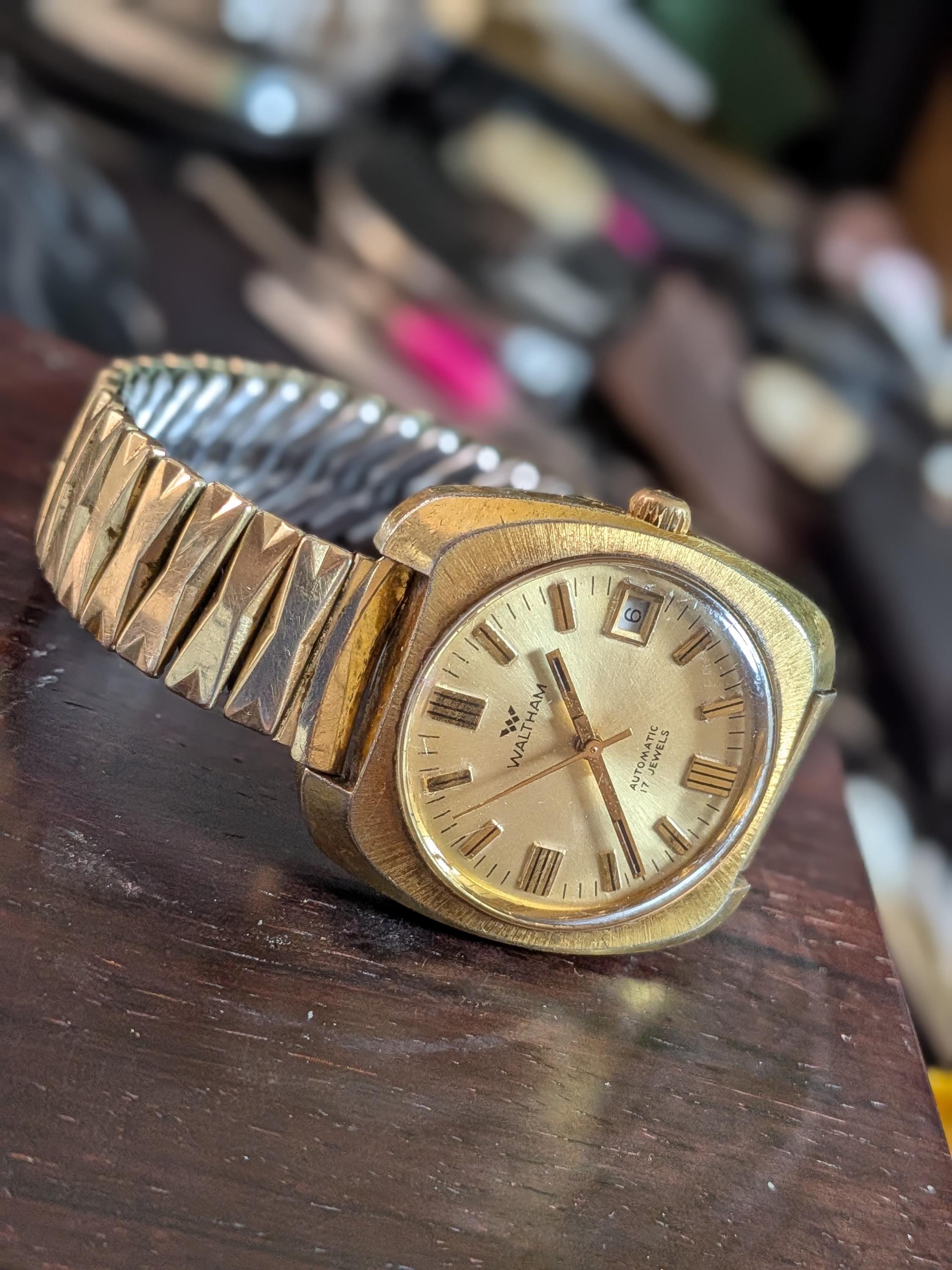 Waltham Automatic Swiss Watch - Etsy