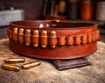 SALE! Western GUN HOLSTER Brown Leather Cowboy Belt ONLy! .22 Caliber
