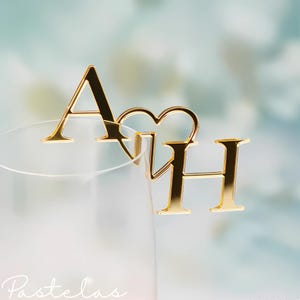 Personalized Wedding Drink Name Tags, Personalized Initial Drink Tags, Custom Wedding Drink Tags, Glass Toppers, Wedding Favours