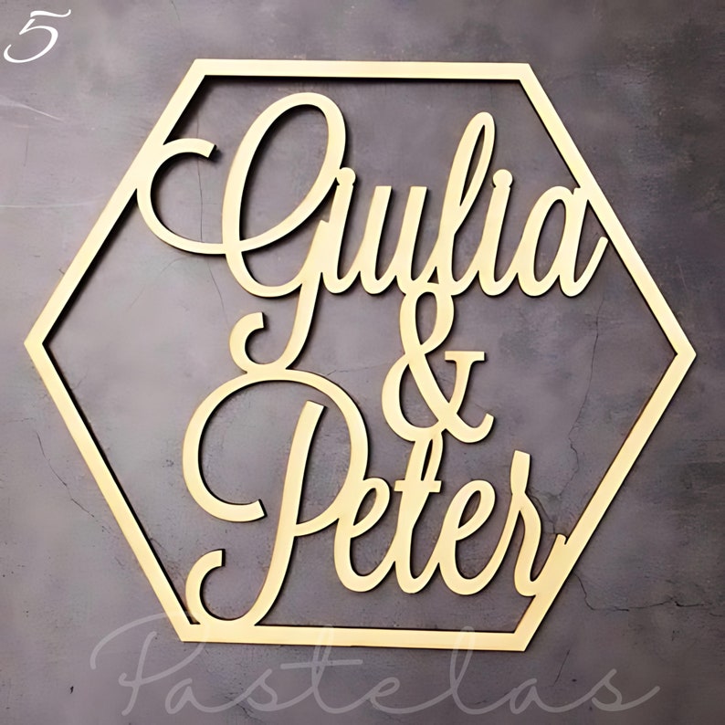 Custom Wedding Dink Name Tags, Custom Initial Glass Toppes