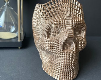 skull decorations for halloween, cute skull decor, gothic skull decor, gothic home decor, skull pen holder, skull vase, skull makeup holder