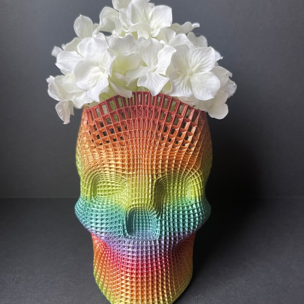 Skull Vase Etsy