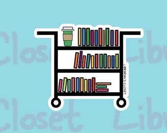 Library Cart Sticker