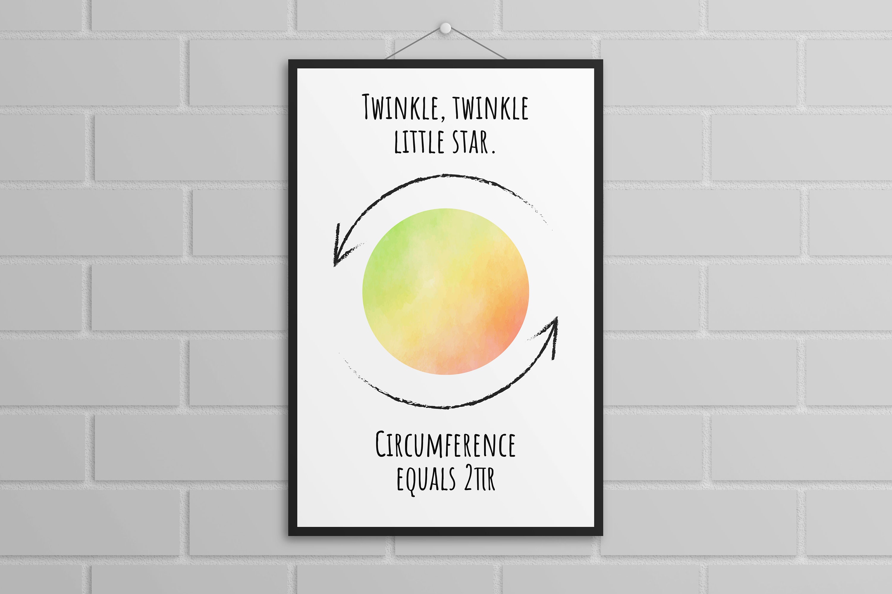 Geometry Math Rhymes Educational High School Middle School Etsy