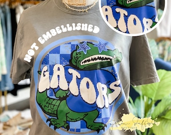 Florida Gators Preppy Mascot Graphic Tee, Florida, Game Day Tee, Preppy GameDay Tee, Florida Gators Football Graphic Tee, Gators Game Day