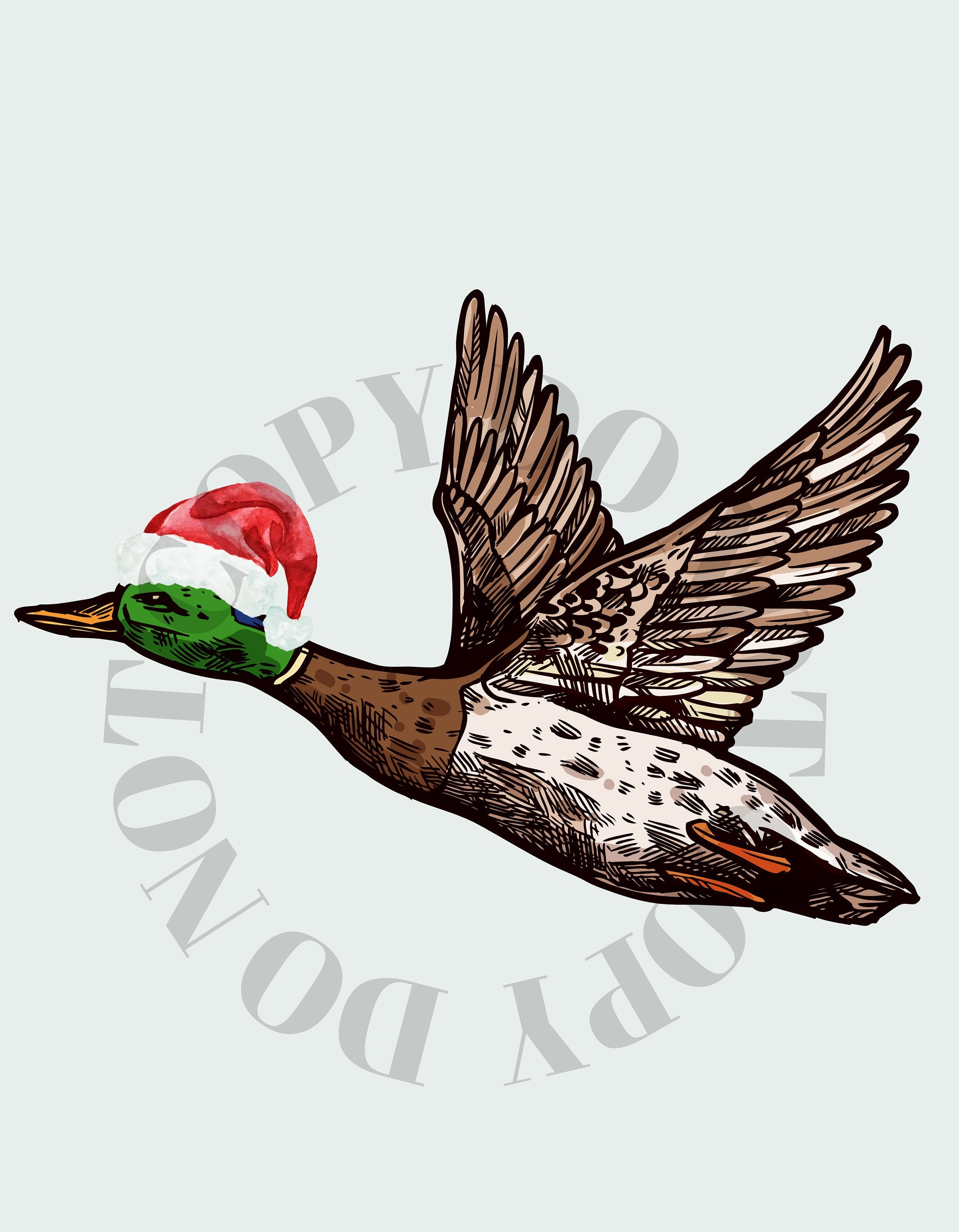 Christmas Duck PNG Digital Download Santa Duck Png Christmas Duck ...